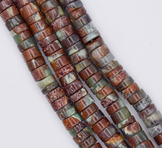 CHRYSOPRASE HEISHI - 8MM