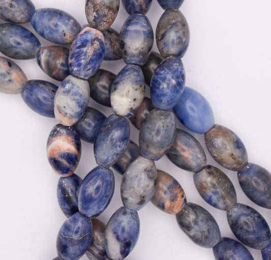 BLUE LEOPARD SKIN 12MM