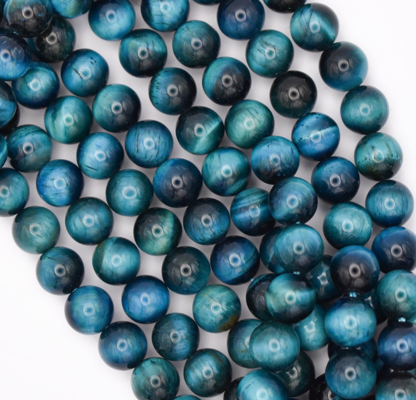 BLUE TIGER'S EYE ROUND ~8.5MM