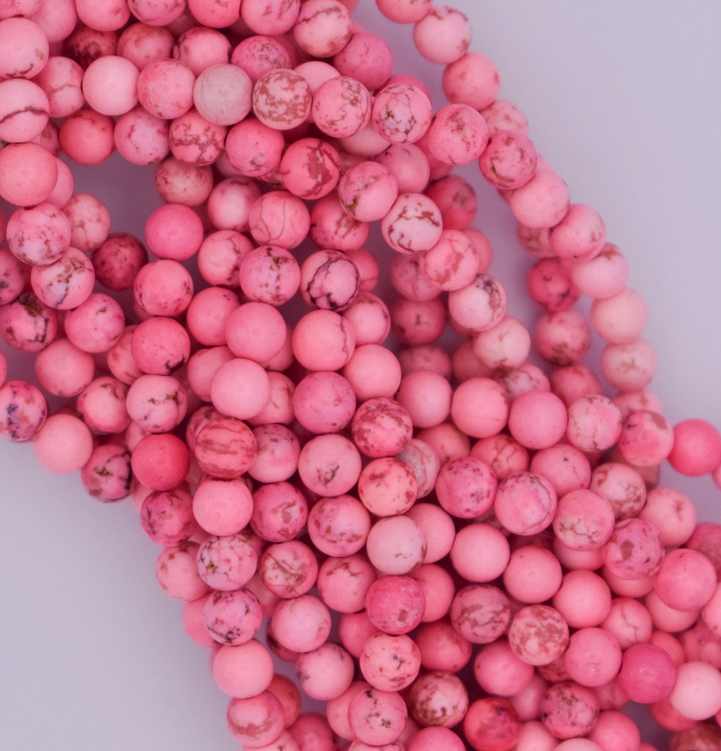 DYED HOWLITE ~6MM ROUND