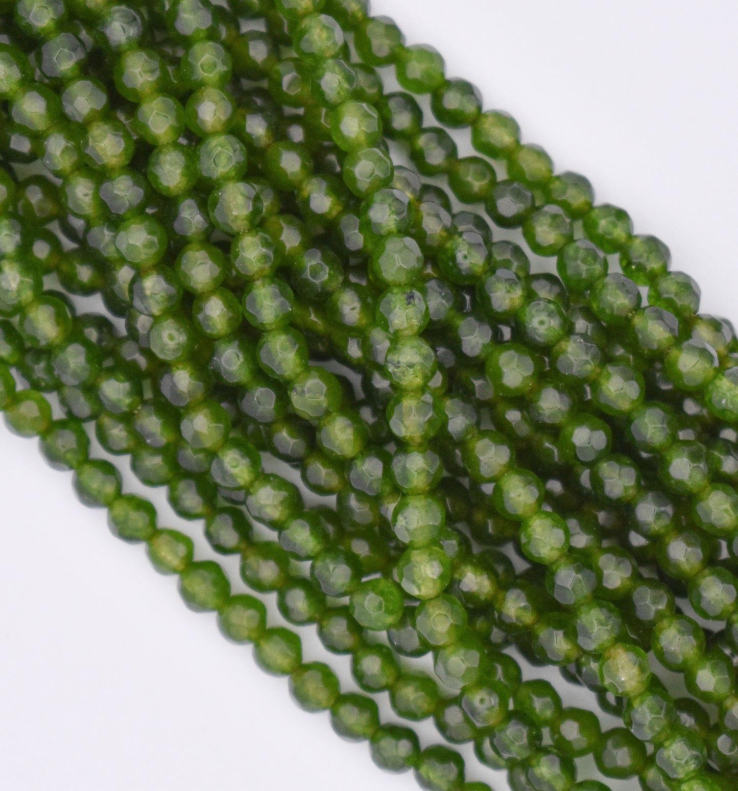 CRYSTAL 5MM FOREST GREEN