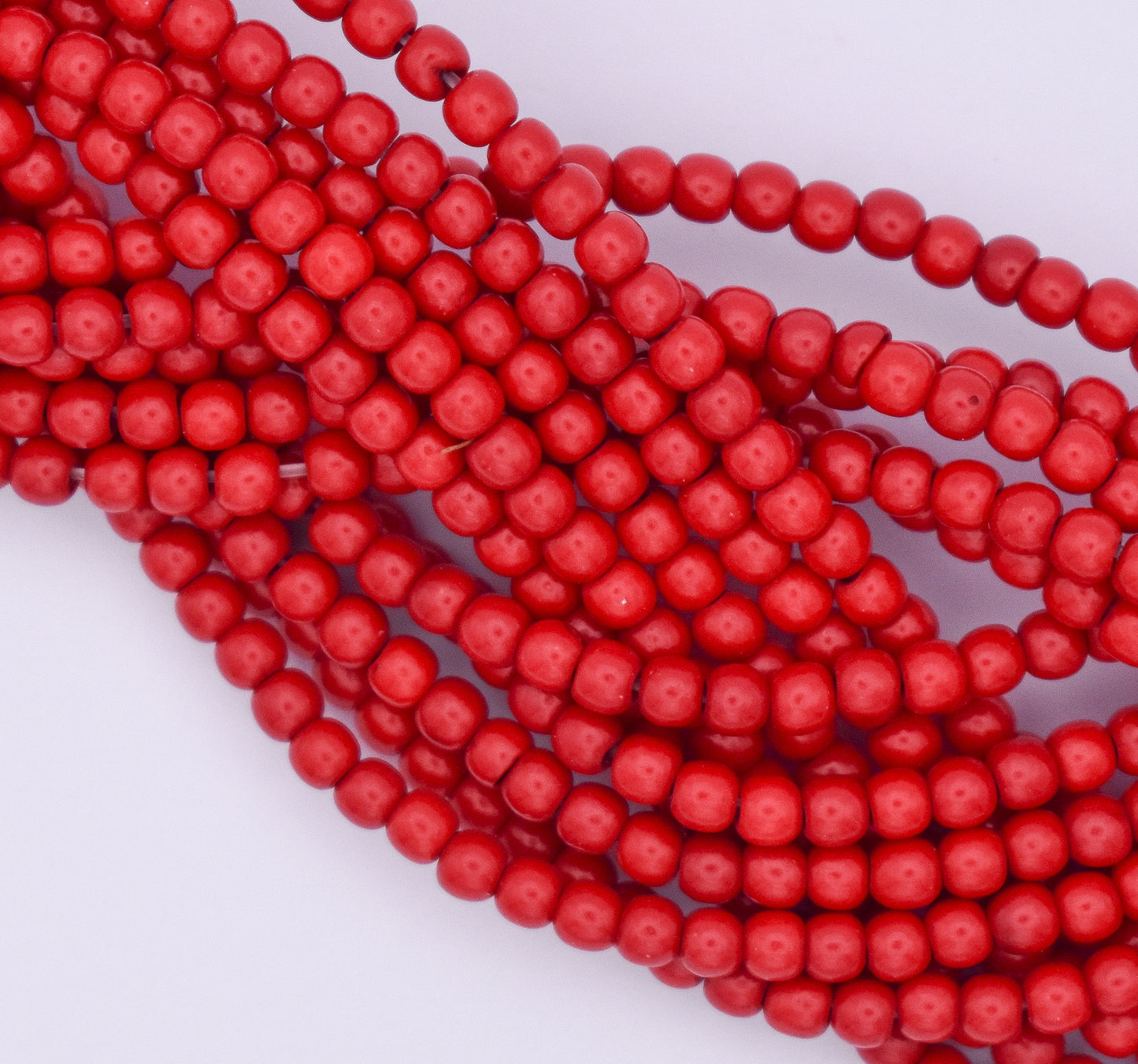 DYED RED CORAL 4MM