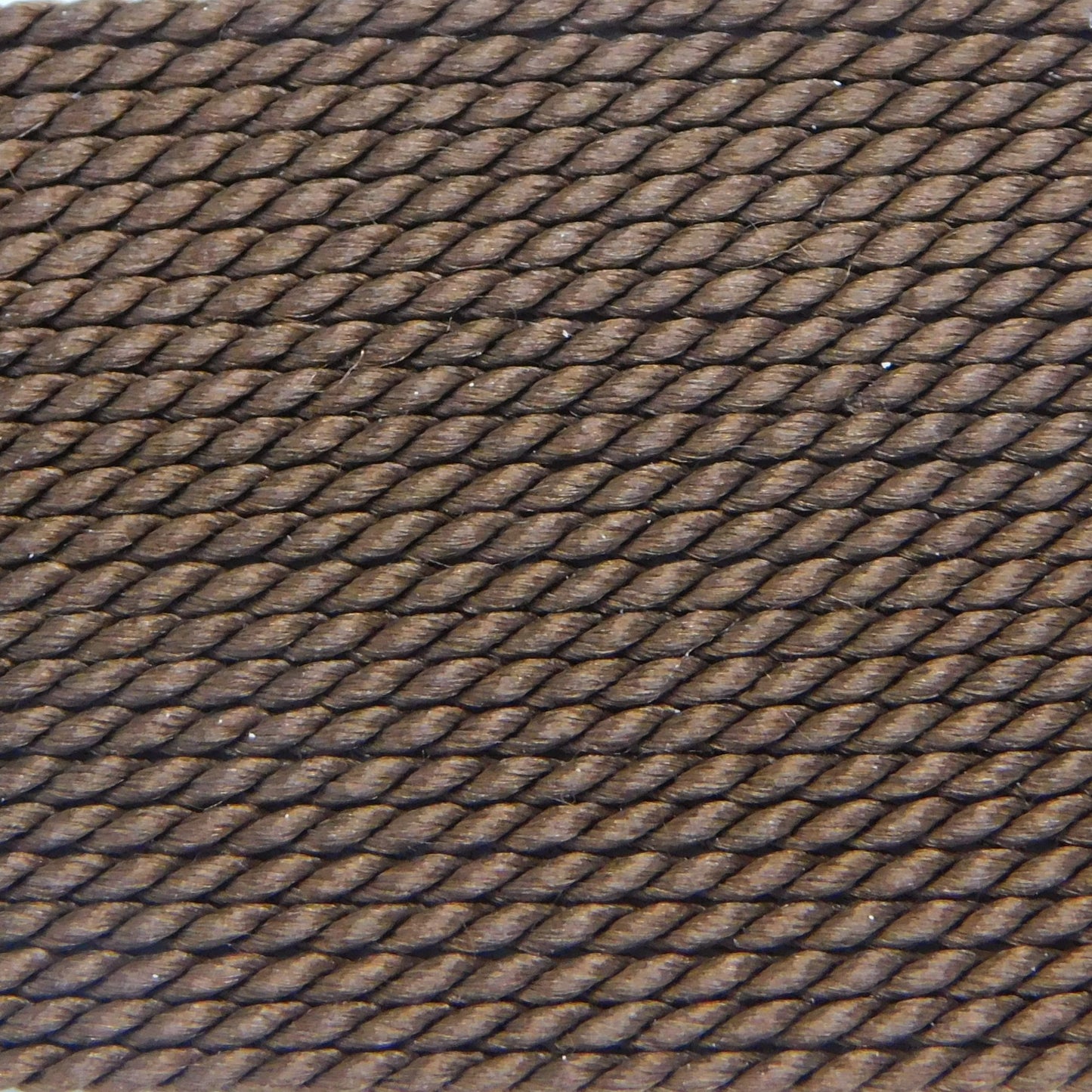 GRIFFIN SILK BEAD CORD - BROWN