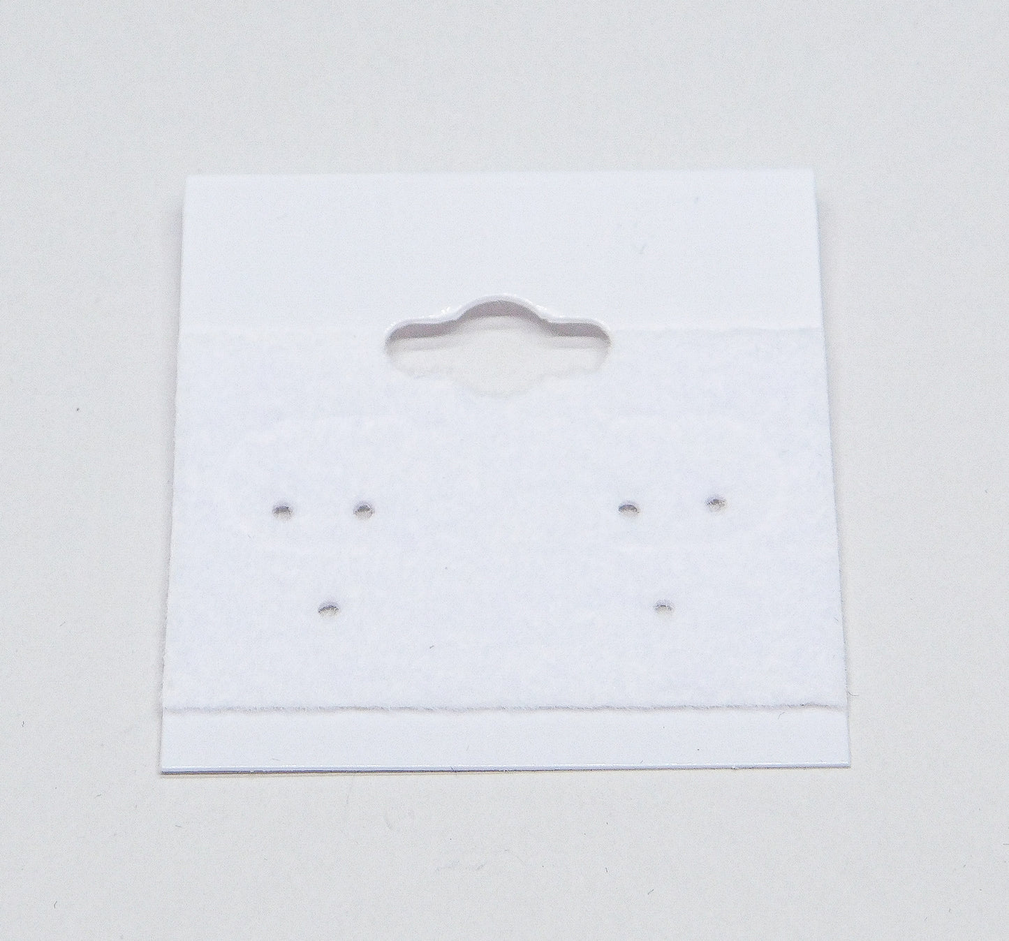 WHITE EARRING CARDS - SMALL