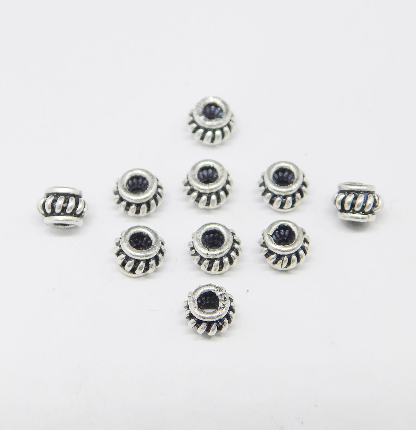BALI STYLE BI-CONE BEADS 5MM