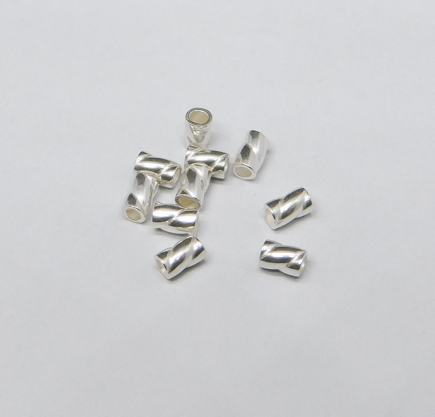 CRIMP BEADS 2x3MM TWIST