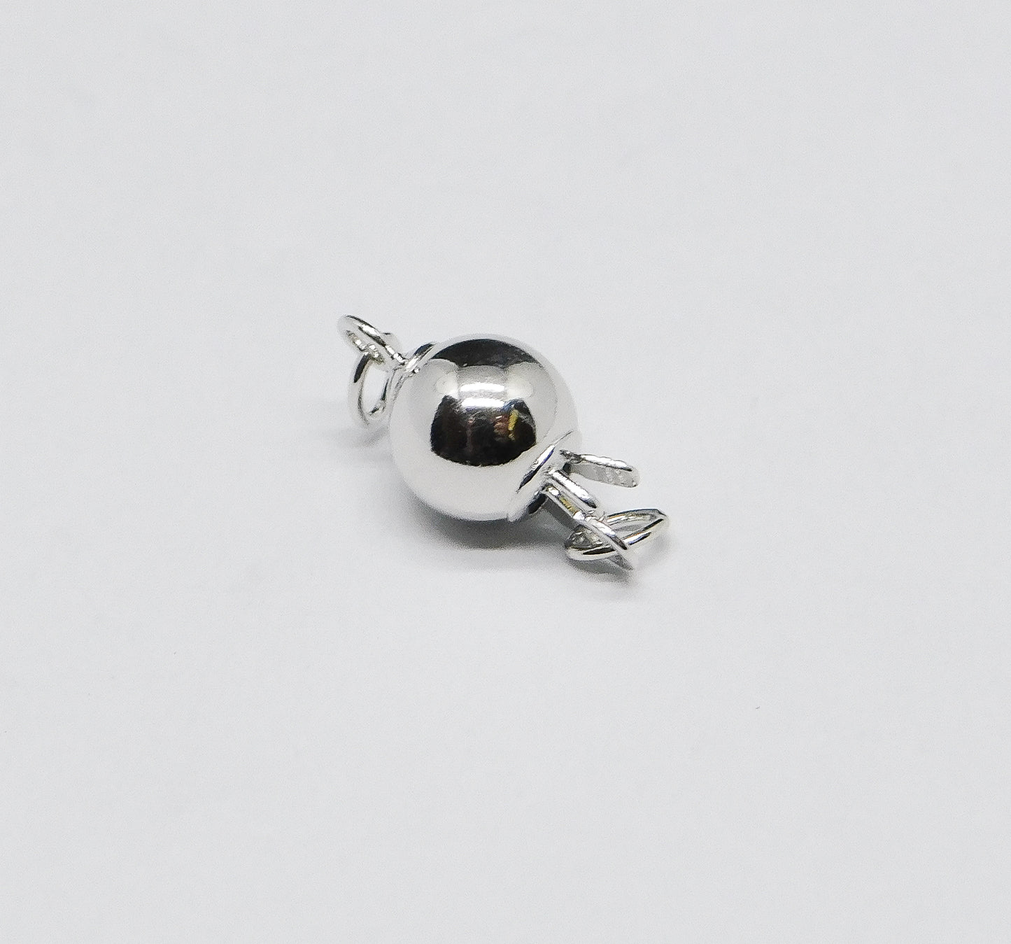 BRIGHT BEAD CLASP 6MM