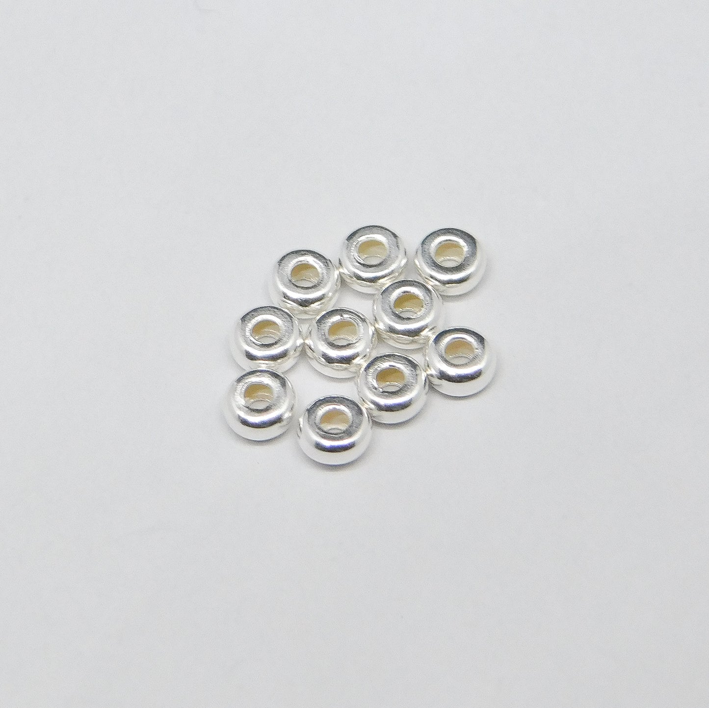 BRIGHT RONDELLE BEADS 3MM