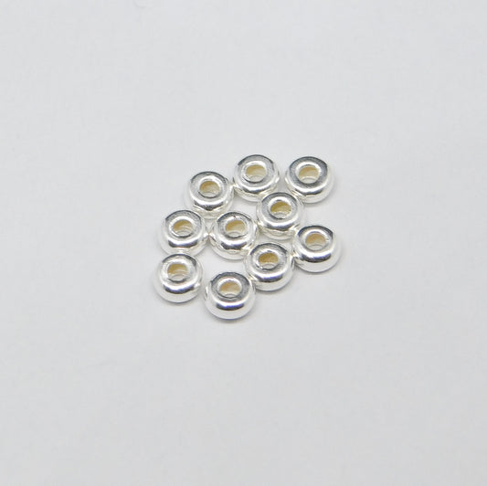 BRIGHT RONDELLE BEADS 3MM