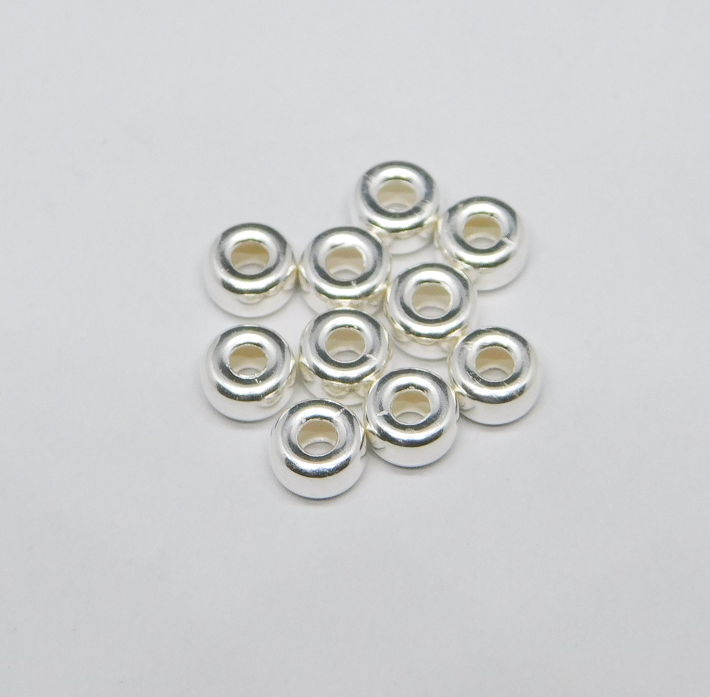 BRIGHT RONDELLE BEADS 5MM