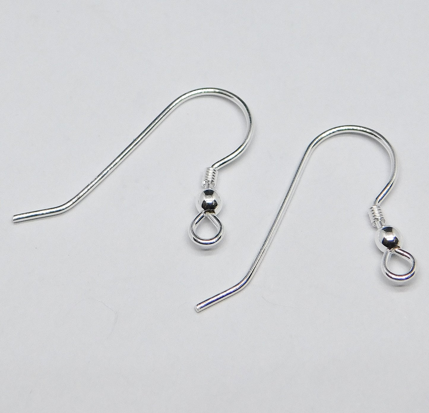 EAR WIRES WITH BALL AND COIL