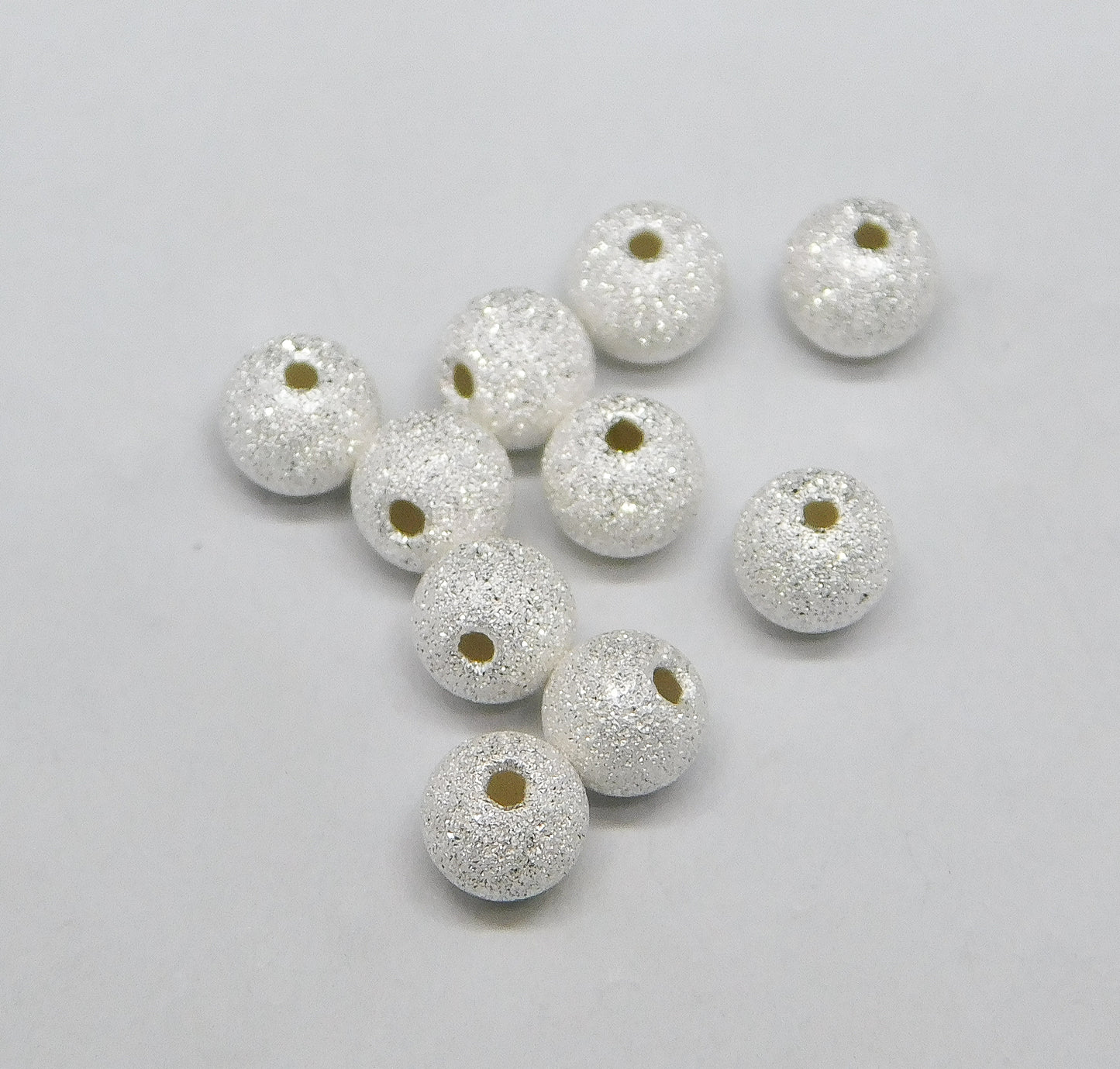 STARDUST ROUND BEADS 4MM