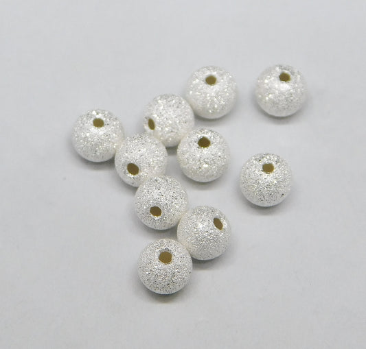 STARDUST ROUND BEADS 4MM