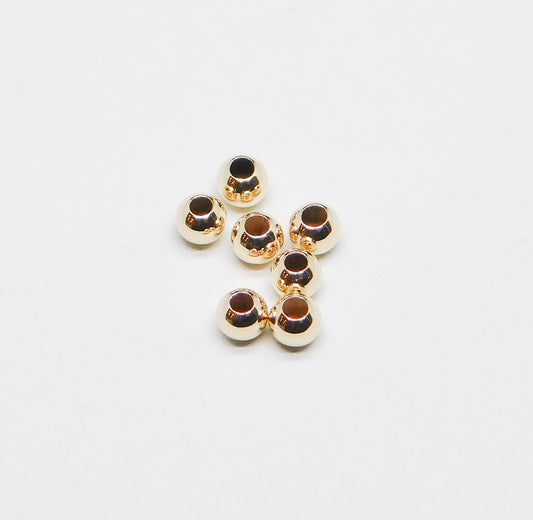BRIGHT ROUND BEADS 2.5MM