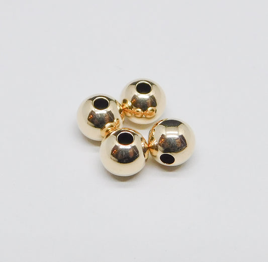 BRIGHT ROUND BEADS 5MM