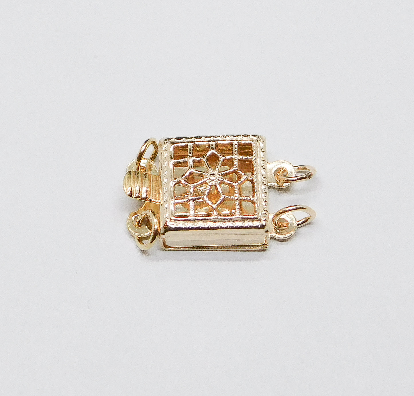 FILIGREE CLASP SQUARE 2-STRAND