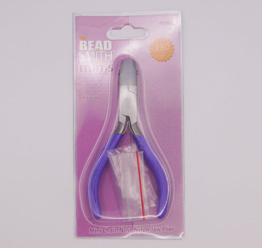 MINI PLIER NYLON JAW FLATNOSE W/ SPRING