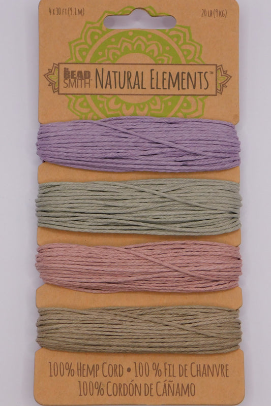 HEMP CORD VINTAGE COLORS - 1MM