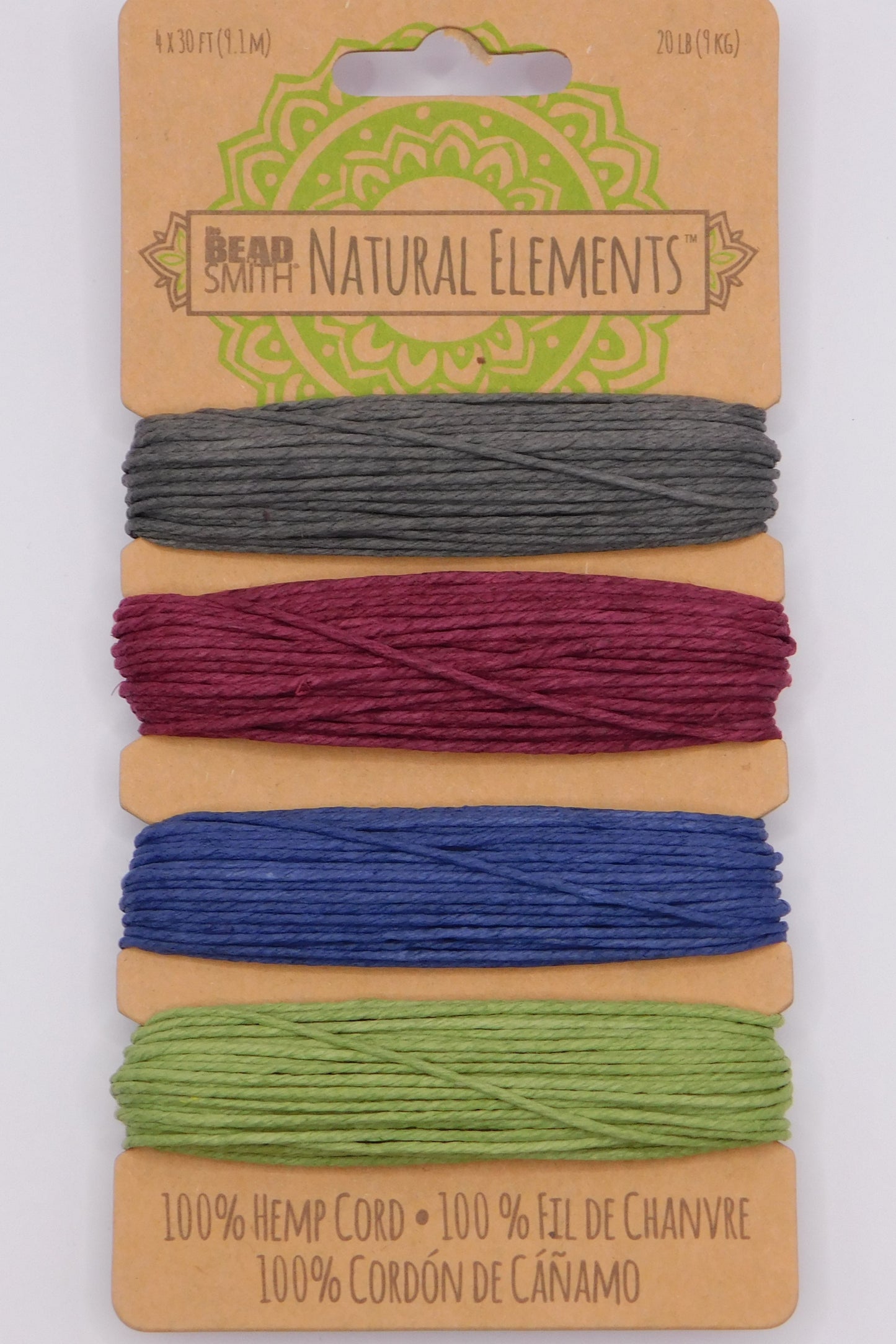 HEMP CORD DARK COLORS - 1MM