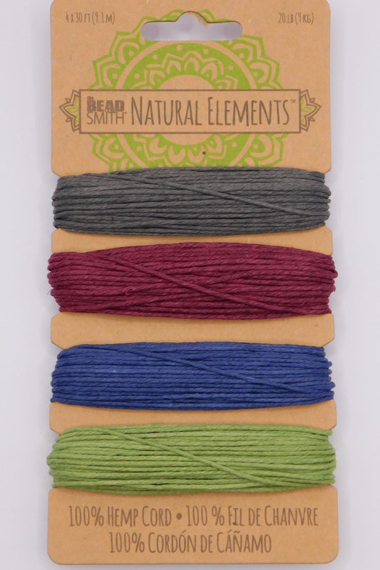 HEMP CORD DARK COLORS - 1MM