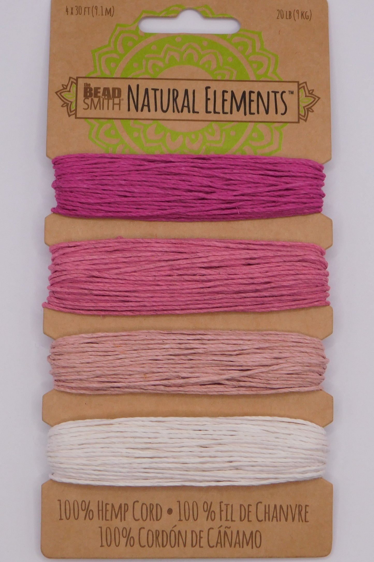 HEMP CORD RUBY SHADES - 1MM