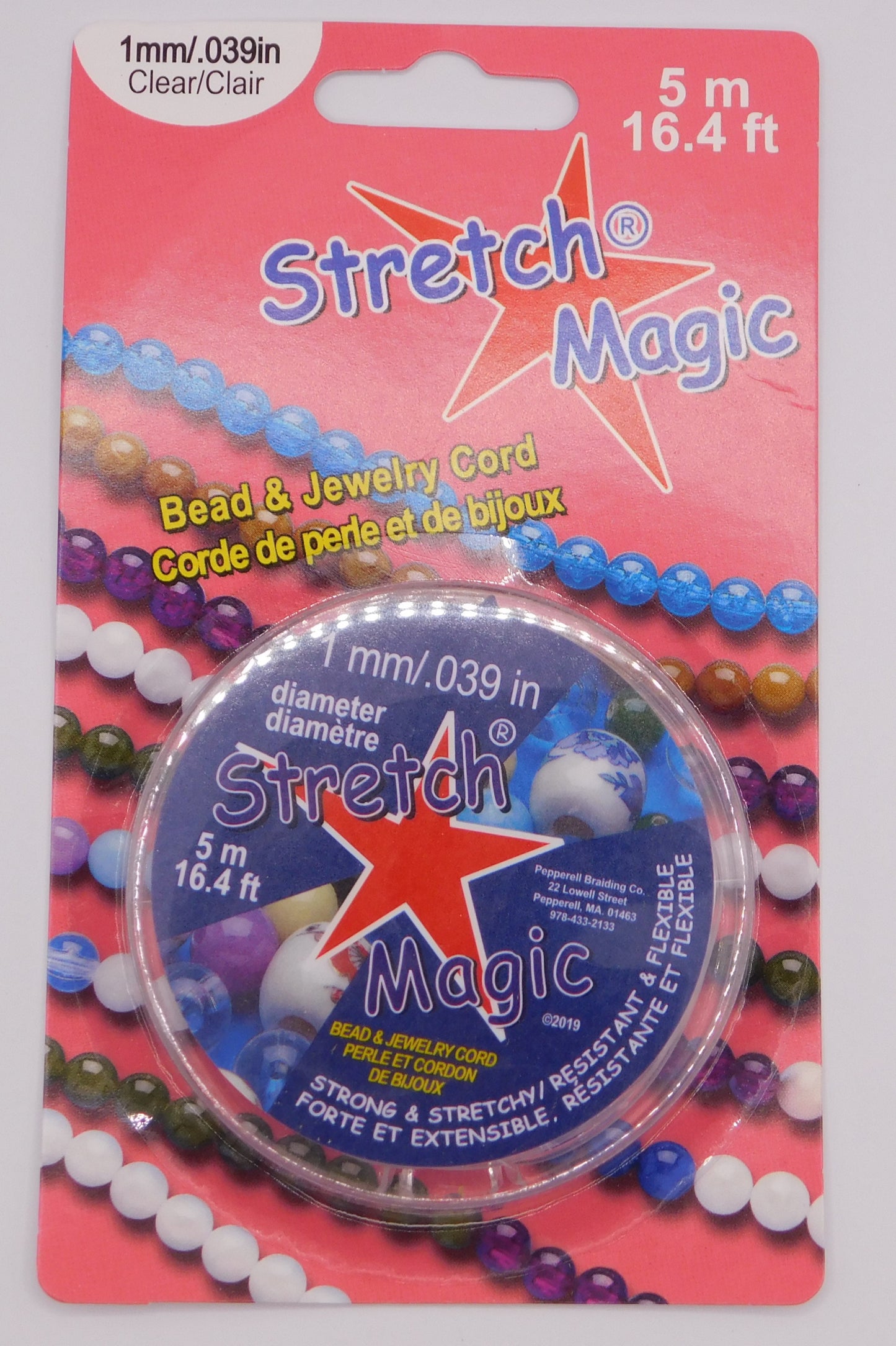 STRETCH MAGIC CORD - CLEAR 1MM