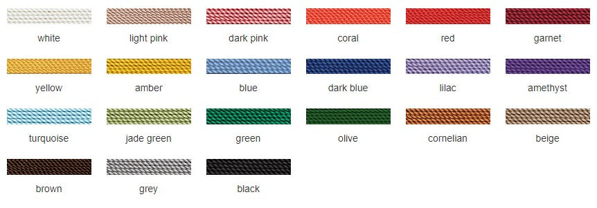 GRIFFIN SILK BEAD CORD - TURQUOISE