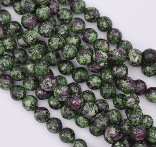RUBY ZOISITE 8MM ROUND