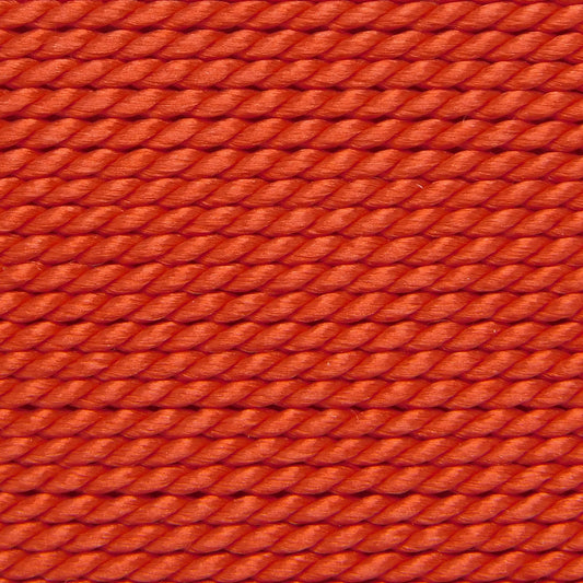 GRIFFIN SILK BEAD CORD - CORAL