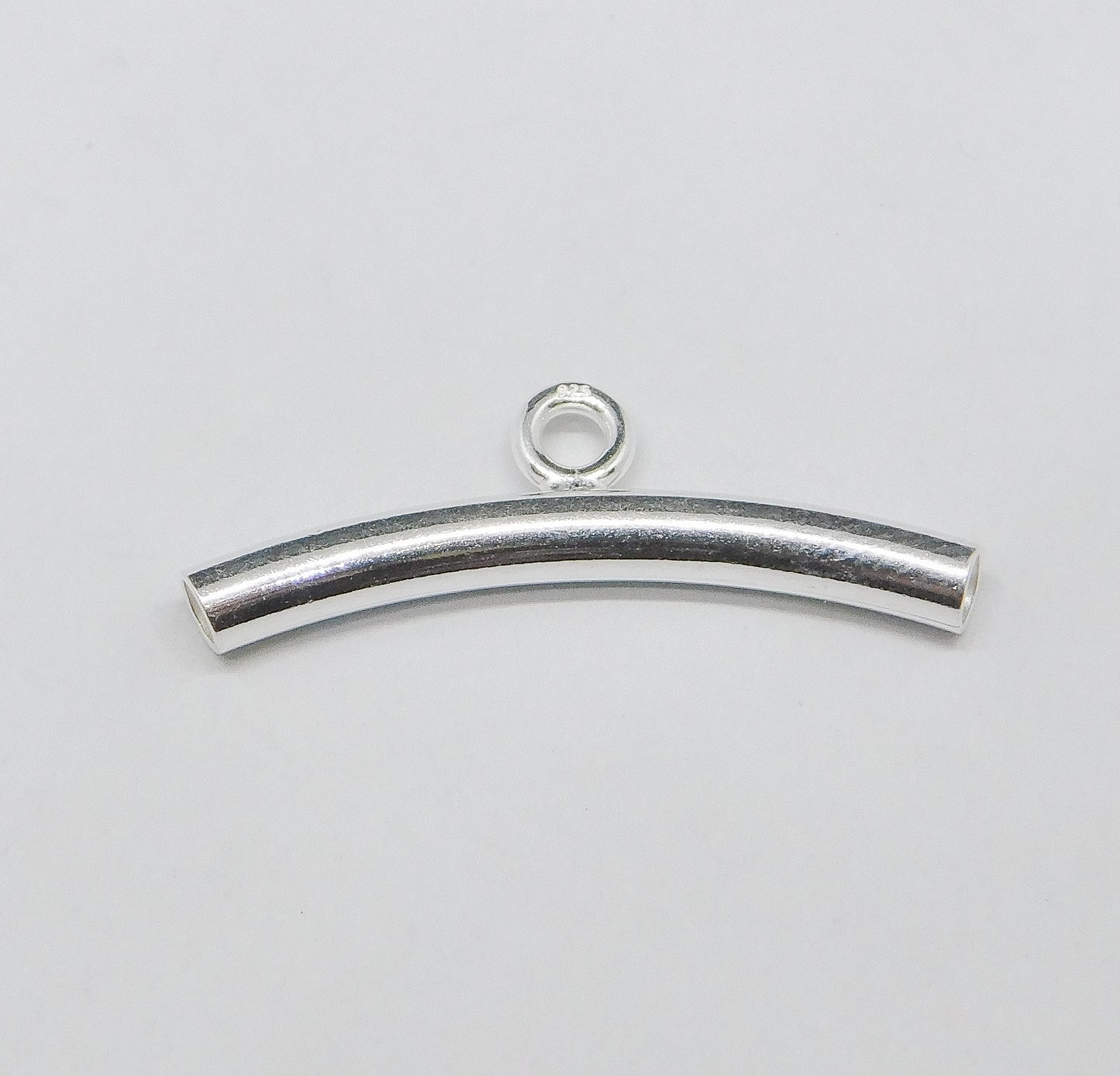 CURVED TUBE WITH RING 3x25MM