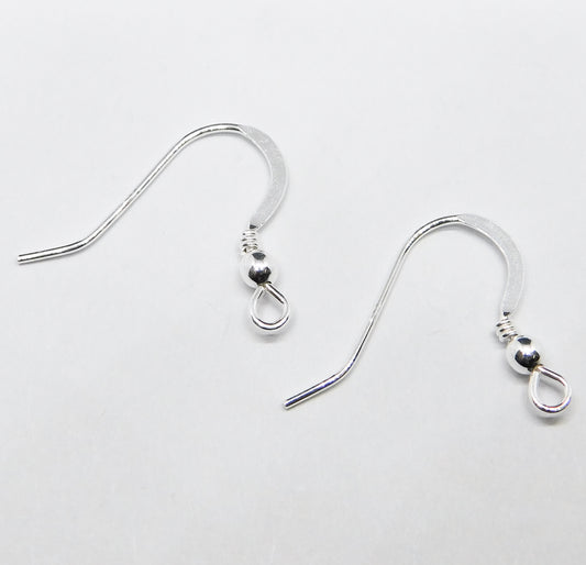 EAR WIRES WITH BALL AND COIL