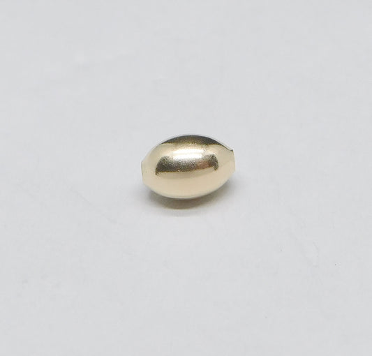 BRIGHT OVAL BEAD 4.5x6.4MM