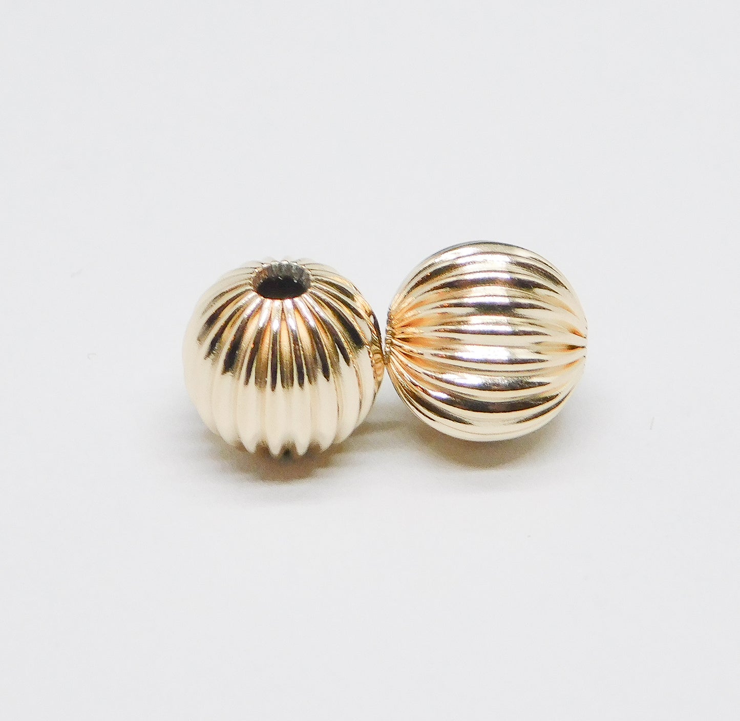 CORRUGATED ROUND BEAD 8MM