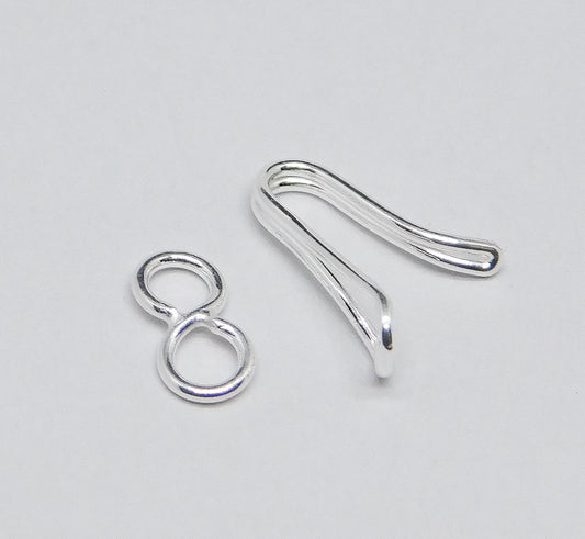 J-HOOK AND EYE CLASP 20.5x3MM