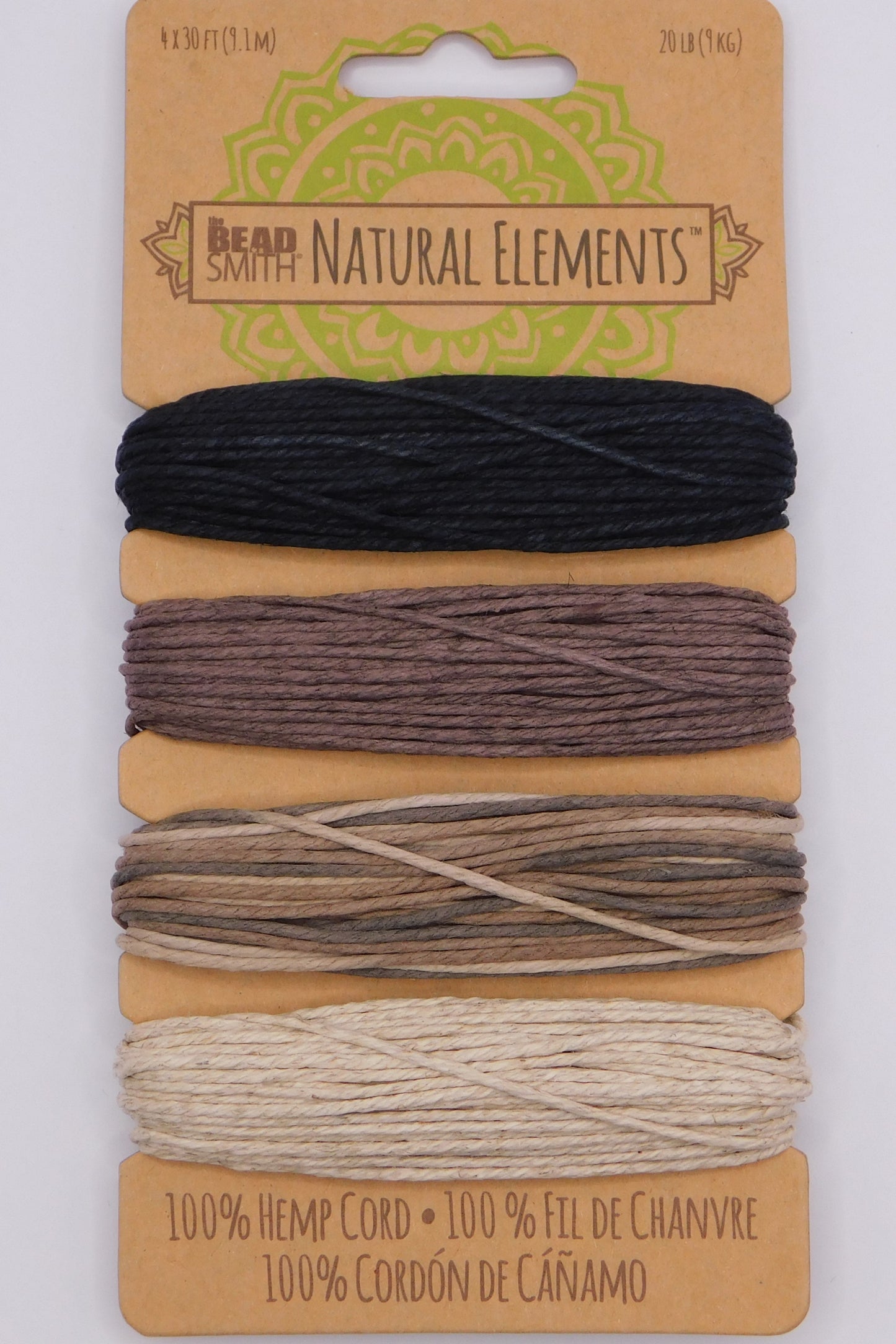 HEMP CORD NEUTURAL COLORS - 1MM