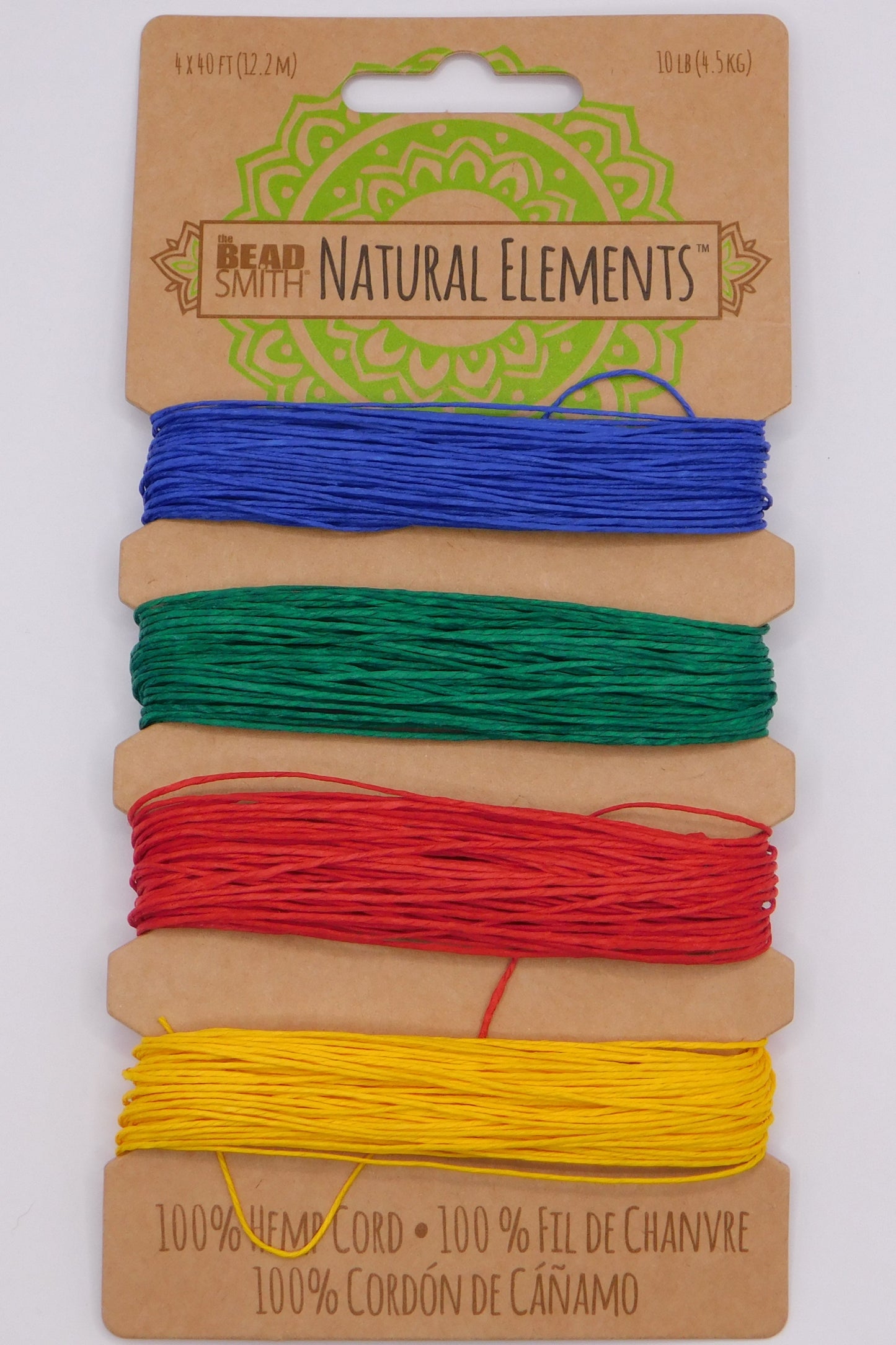 HEMP CORD TOPAZ SHADES - .55MM