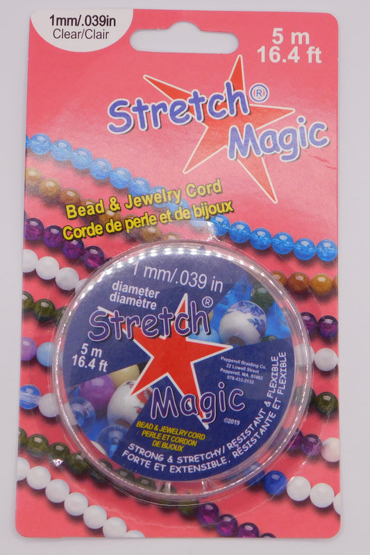 STRETCH MAGIC CORD - CLEAR 1MM