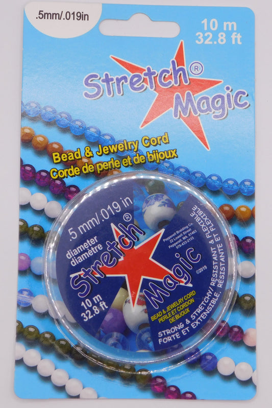 STRETCH MAGIC CORD - CLEAR .5MM