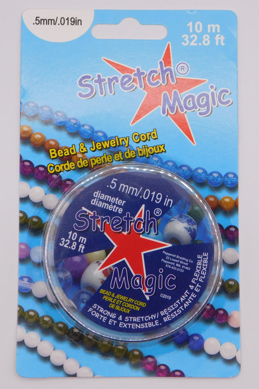 STRETCH MAGIC CORD - BLACK .5MM